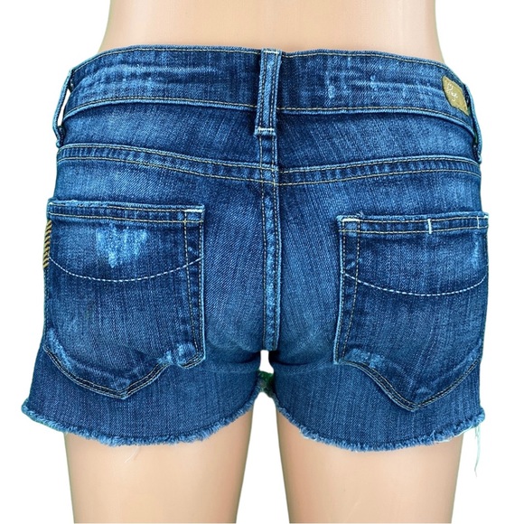Paige Jimmy Jimmy Cut Off Distressed Jean Shorts - Picture 7 of 15